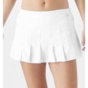 MSRP $84 NWT  Eleven by Venus Williams Flutter Skirt In White Skort  Size S